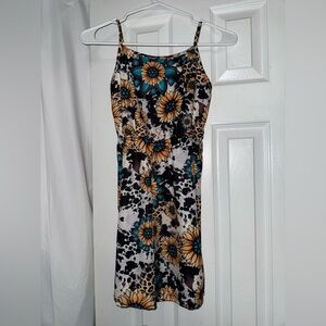 Floral Spaghetti Strap Dress